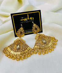 Fancy Earring-446 (Golden)
