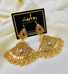 Fancy Earring-446 (Golden)