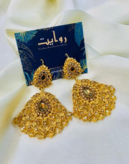 Fancy Earring-447 (Golden)
