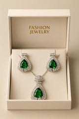 Zircon Locket Set-93 (Green)