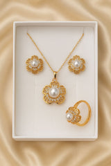 Zircon Locket Set-89 (White)