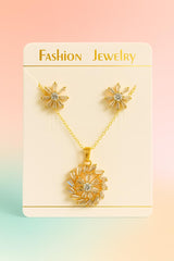 Zircon Locket Set-96 (White)
