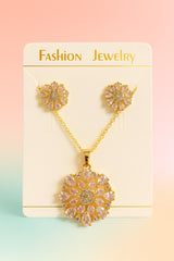 Zircon Locket Set-97 (White)