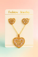 Zircon Locket Set-98 (White)