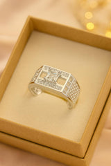 Zircon Ring-143 (Silver)