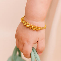 Adjustable Baby Bangles-58 (Golden)