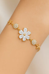 Zircon Bracelet-63 (White)