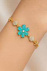 Zircon Bracelet-63 (Ferozi)