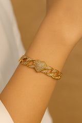 Zircon Bracelet-60 (Golden)