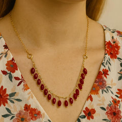 Gold Chain-109 (Maroon)