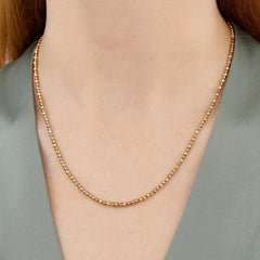 Gold Chain-117 (Tri Color) (60 CM)