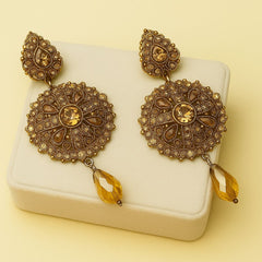 Fancy Earring-452 (Golden)