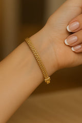 Gold Plated Bracelet-04 (Golden)