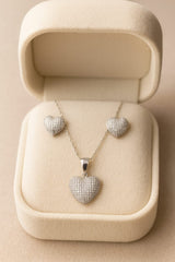 Zircon Locket Set-121 (Silver)