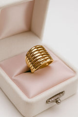 Gold Plated Ring - 211 (Golden)
