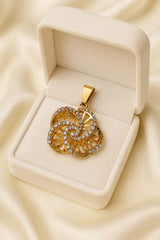 Zircon Locket without Chain-07 (Golden)