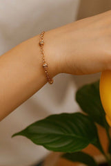 Adjustable Chain Bracelet-241 (Golden)