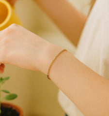 Adjustable Chain Bracelet-240 (Golden)