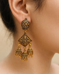 Oxidized Earring-38