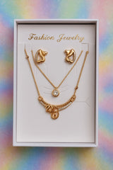 Digital Pendant Set-57 (Golden)