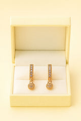 Zircon Earring-135 (White)