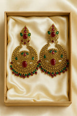 Gold Plated Earring-09 (Multi)