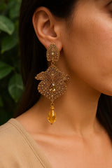 Gold Plated Earring-14 (Golden)