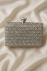 Fancy Clutch-10066 (Silver)