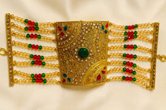 Gold Plated Angla Bracelet-07 (Multi)