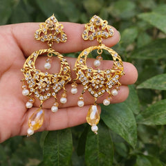 Gold Plated Earring-19 (Golden)