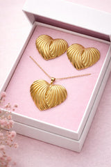Stainless Steel Locket set-45 (Golden)