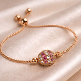 Adjustable Ball Bracelet-243 (Multi)