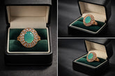Zircon Ring-212 (Mint Green)