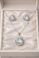 Zircon Locket Set-133 (White)