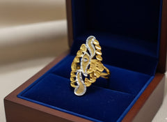 Gold Plated Ring-240 (Rhodium)