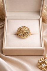 Zircon Ring-220 (Golden)