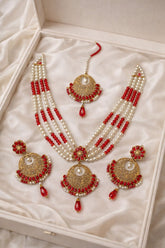 ASNA Choker Set (Maroon)