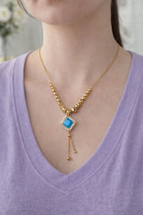 Zircon Pendant-392 (Ferozi)