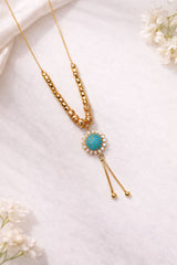 Zircon Pendant-394 (Ferozi)