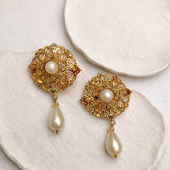 Pakistani Ear Studs-01 (Pearl)