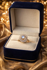 Zircon Ring-229 (Golden)