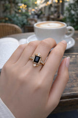 Zircon Ring-223 (Black)
