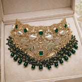 Hand Made Rajwadi Bridal Set-06 (Green)