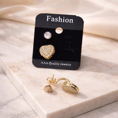 Zircon Fancy Studs-200 (White)