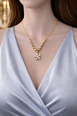 Zircon Pendant-411 (White)