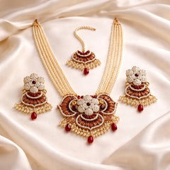 Leyla Turkish Mala Set (Maroon)