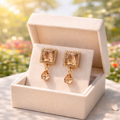 Zircon Earring-149 (Golden)