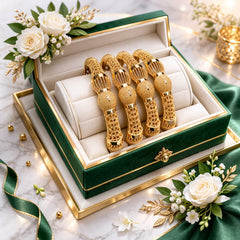 Gold Bangles-134 (4-Bangles) (Golden)