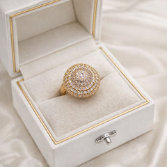 Zircon Ring-268 (Golden)