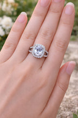 Zircon Ring-252 (Silver)